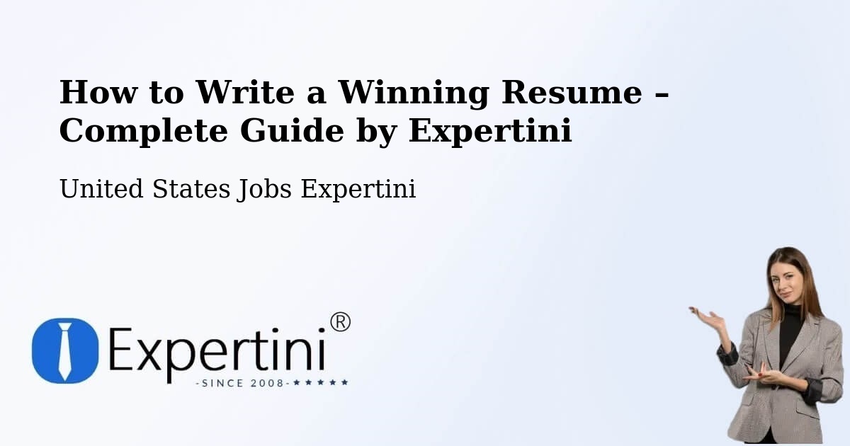 Resume Writing Guide for Job Seekers – Dexter - Dexter, United States Jobs Expertini